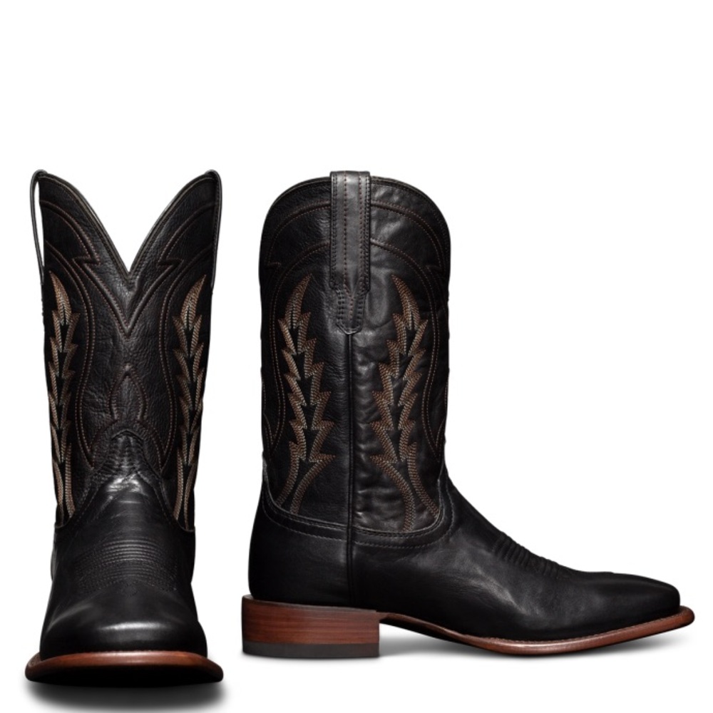 Tecovas Men's The Doc Goat Midnight Square Toe Western Boots Men’s size 11 D
